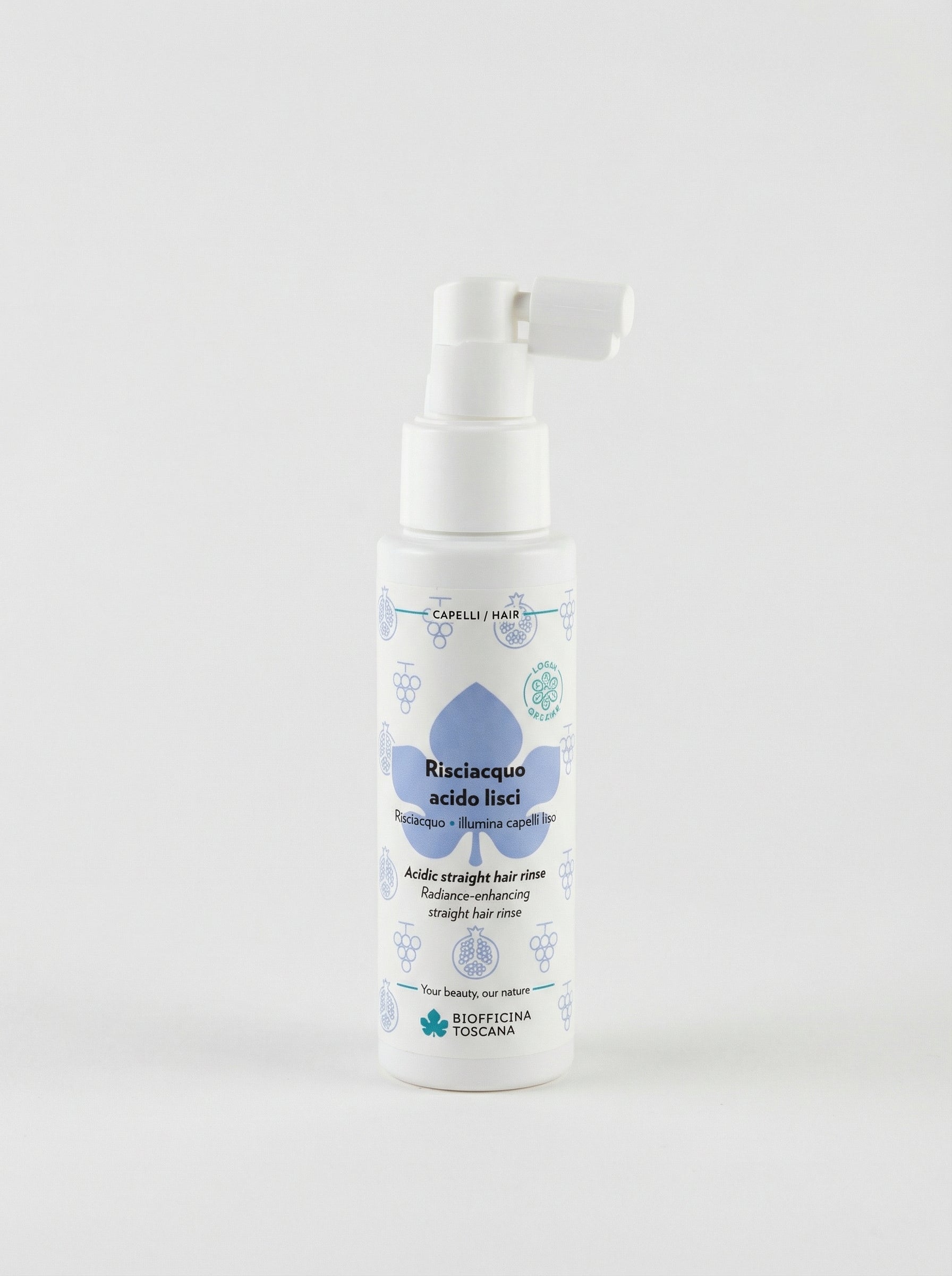 Risciacquo Acido Lisci - Trattamento Illuminante Capelli by Biofficina Toscana — product photo on white background