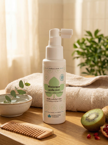 Risciacquo Acido Ricci - Trattamento Capelli Mossi e Ricci Anti-Crespo by Biofficina Toscana — hero product photo