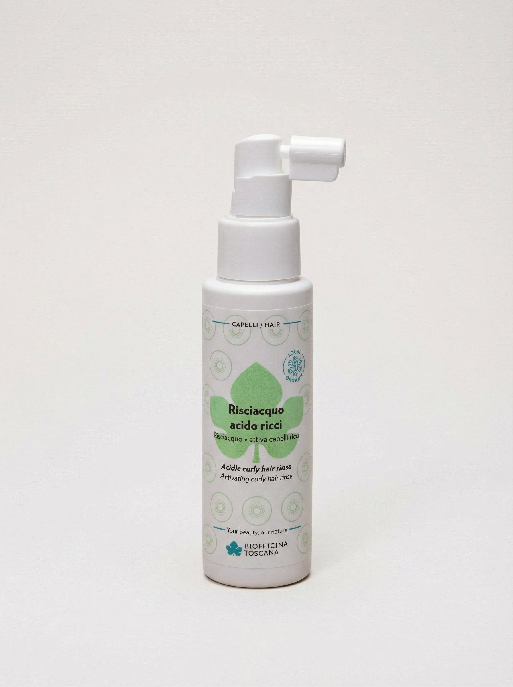 Risciacquo Acido Ricci - Trattamento Capelli Mossi e Ricci Anti-Crespo by Biofficina Toscana — product photo on white background
