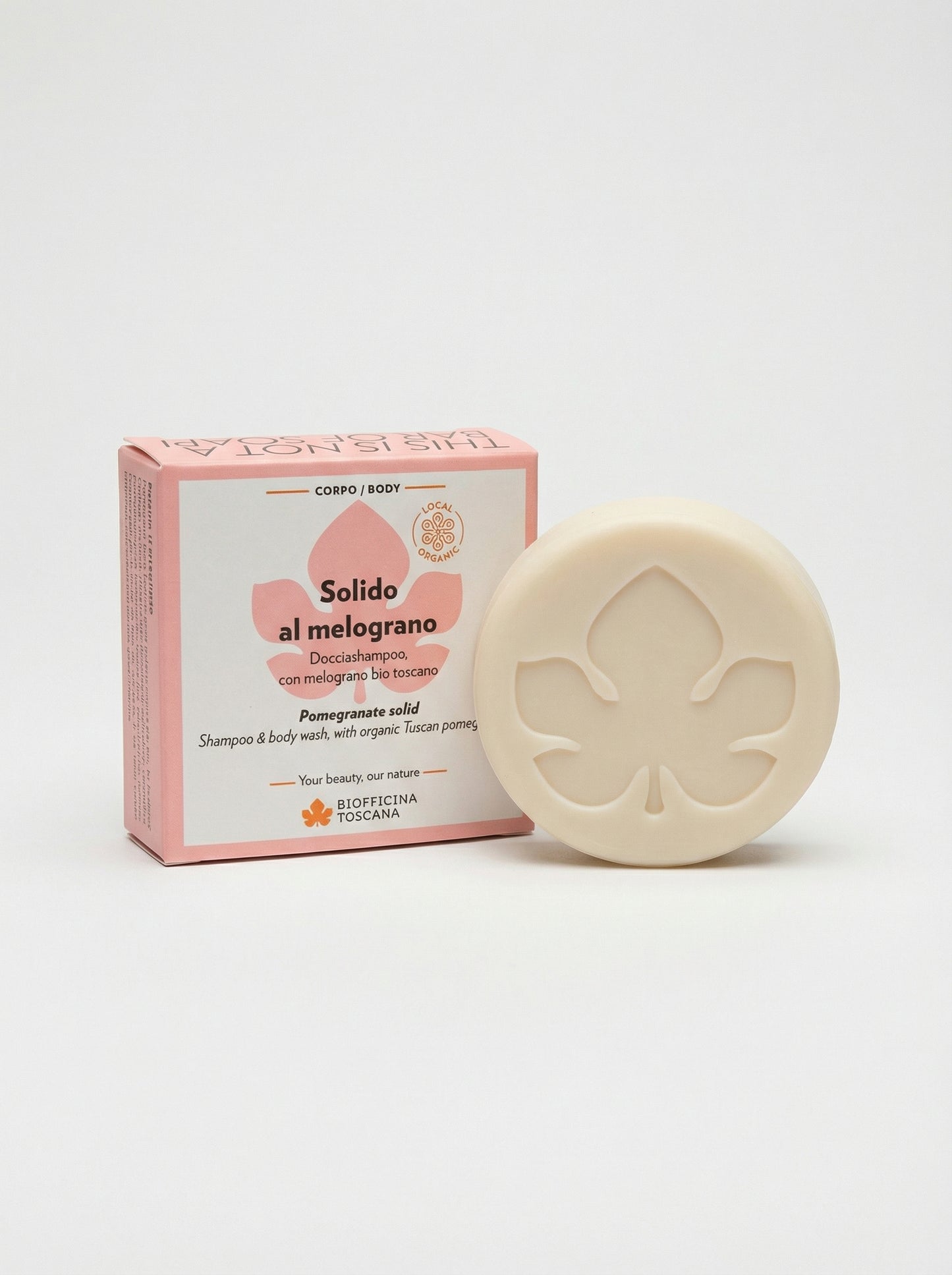 Solido al melograno Docciashampoo con Melograno Bio Toscano by Biofficina Toscana — product photo on white background
