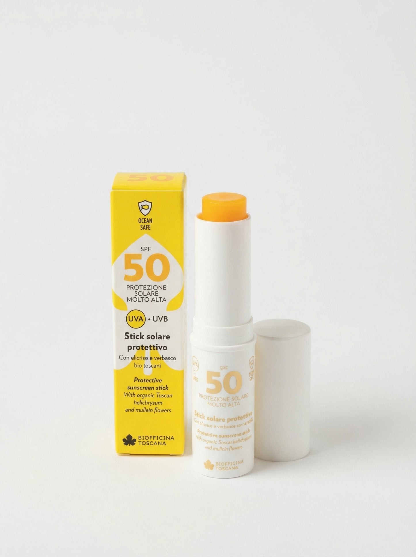 Stick Solare Protettivo SPF50 Viso Zone Sensibili by Biofficina Toscana — product photo on white background