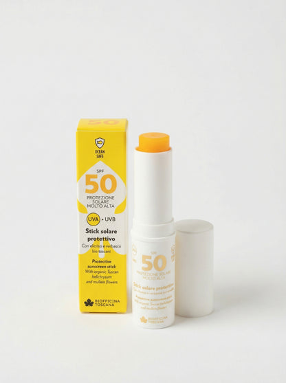 Stick Solare Protettivo SPF50 Viso Zone Sensibili by Biofficina Toscana — product photo on white background