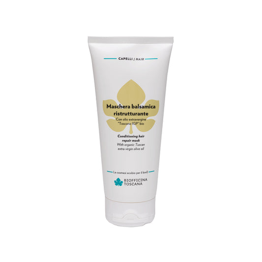 Maschera balsamica ristrutturante - Disciplinante e Nutriente Bio