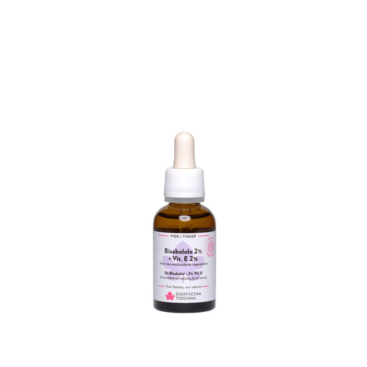 Bisabololo 2% + Vit. E 2% Siero Viso Antiossidante Lenitivo