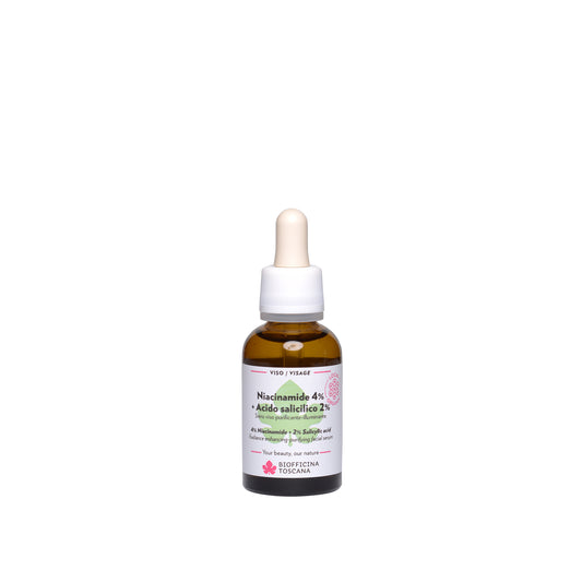 Niacinamide 4% + Acido Salicilico 2% Siero Viso Purificante