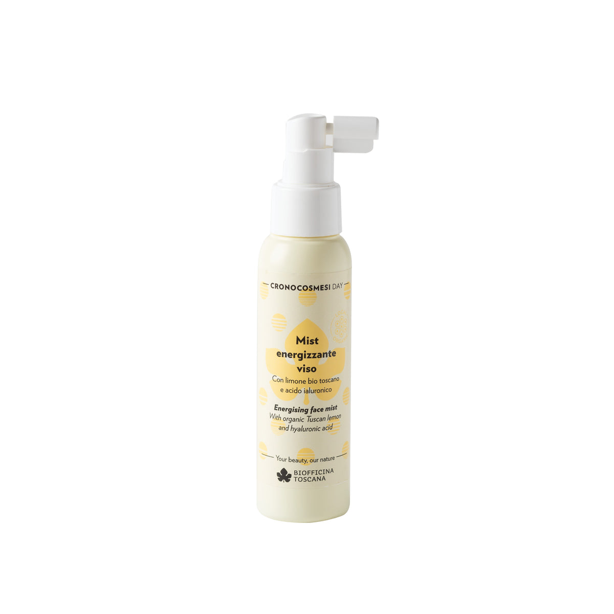 Mist energizzante viso con Limone Bio e Acido Ialuronico
