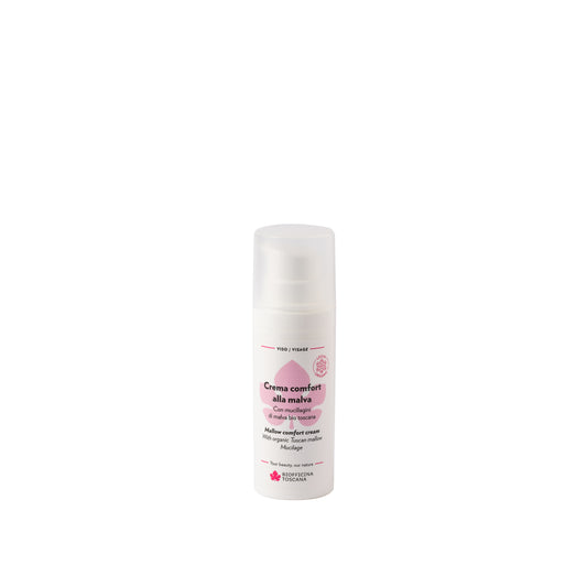 Crema comfort alla malva Idratante Lenitiva Viso Bio