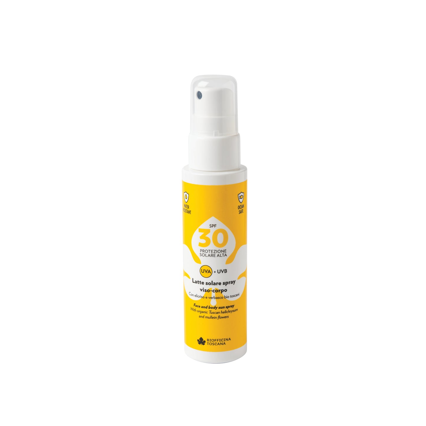 Latte solare spray viso-corpo SPF30 Protezione UVA UVB Reef-Friendly