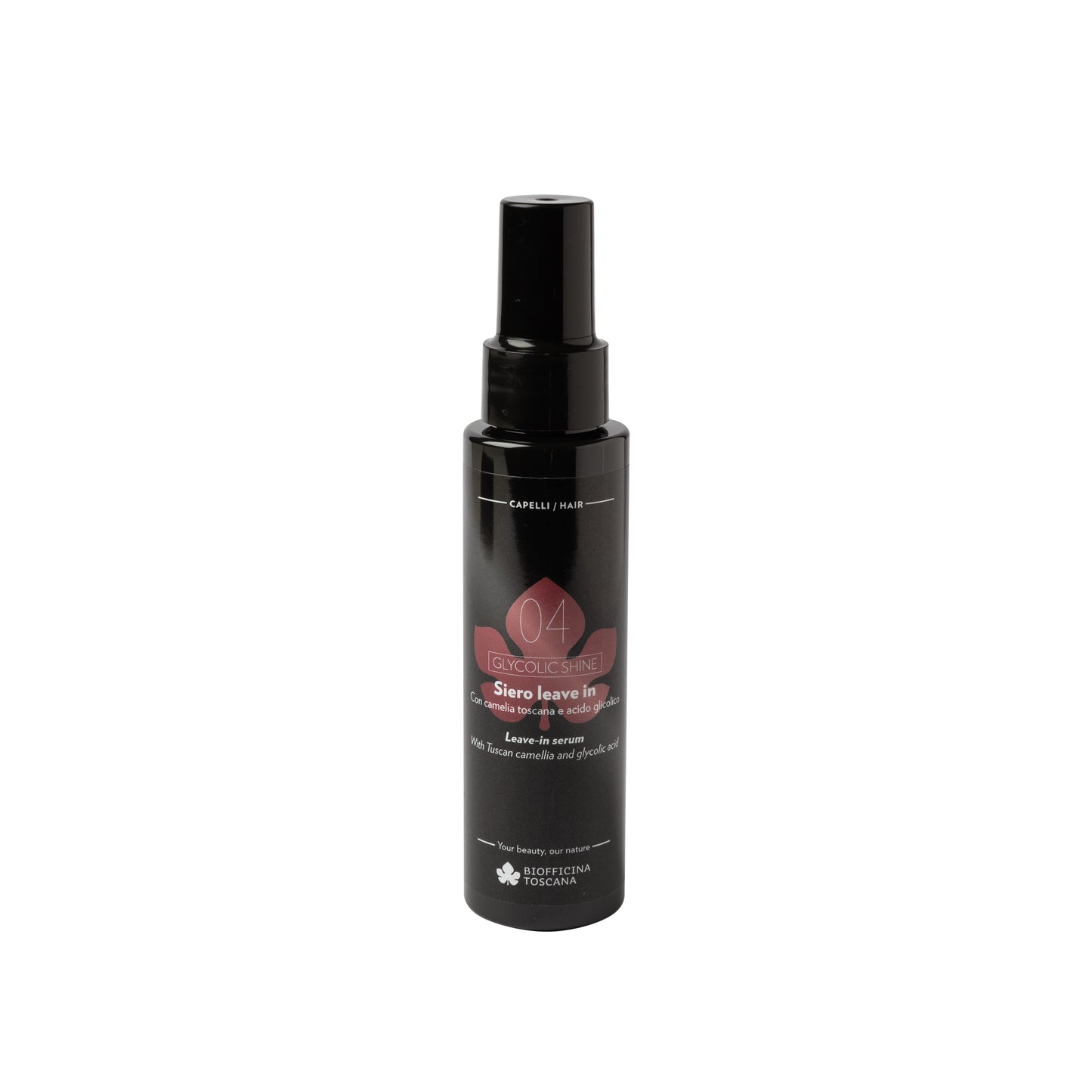 04 Glycolic shine siero leave in Capelli Lucidi Effetto Specchio