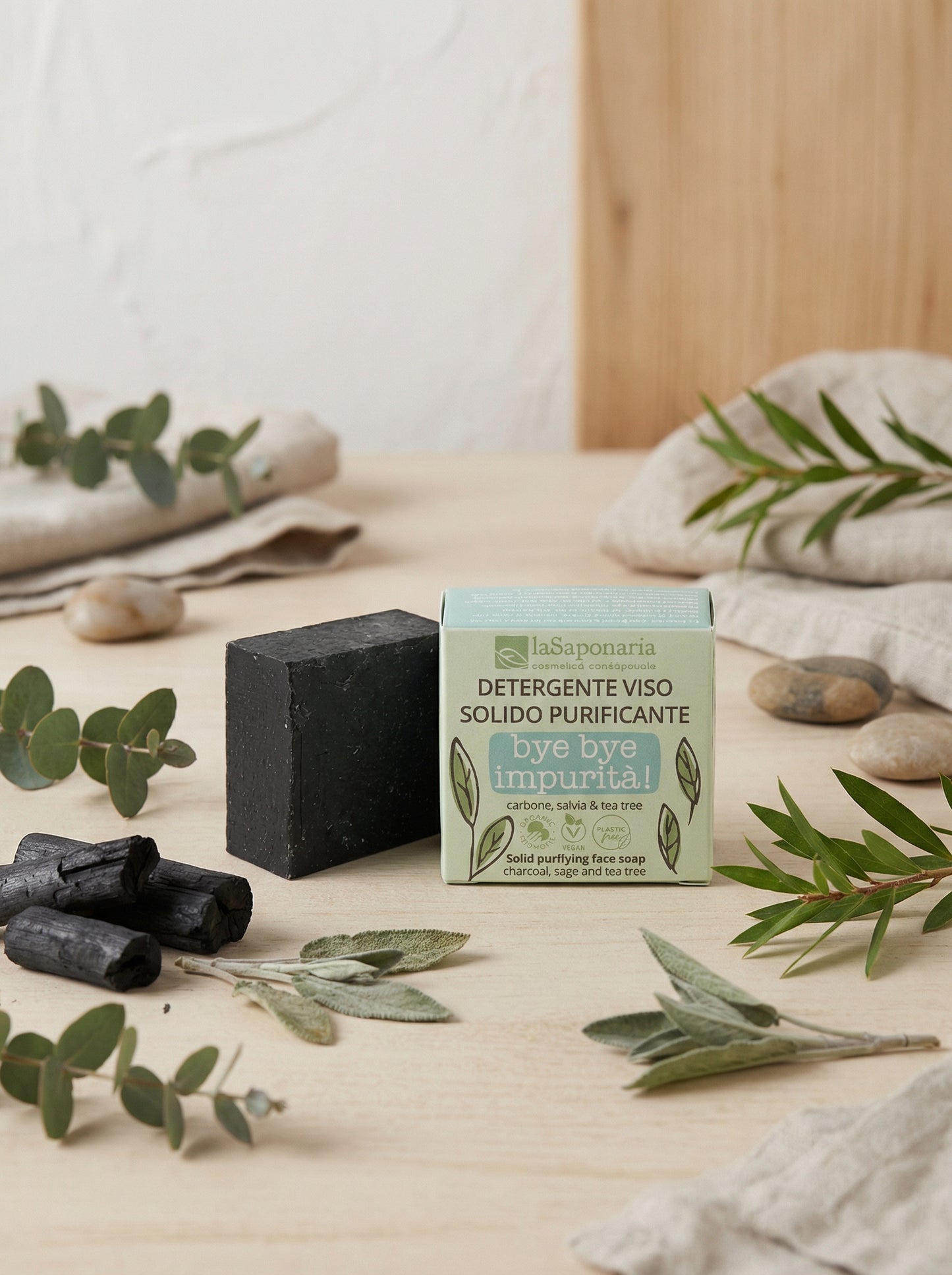 Bye Bye Impurità! - Detergente Viso Purificante Solido by La Saponaria — hero product photo