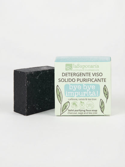 Bye Bye Impurità! - Detergente Viso Purificante Solido by La Saponaria — product photo on white background