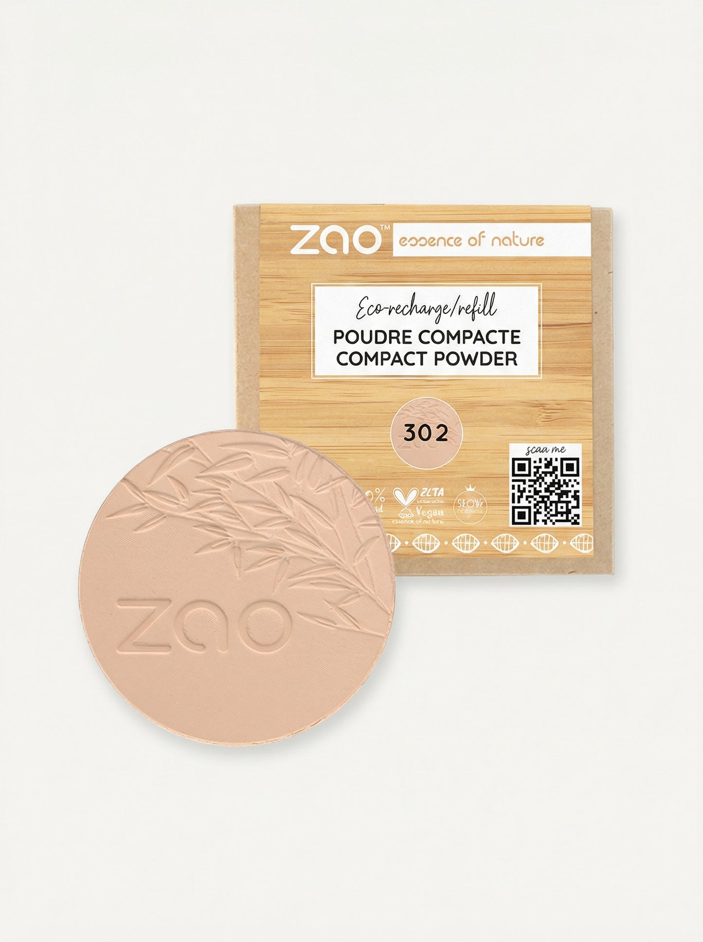 Cipria compatta ricarica by Zao Makeup — product photo on white background