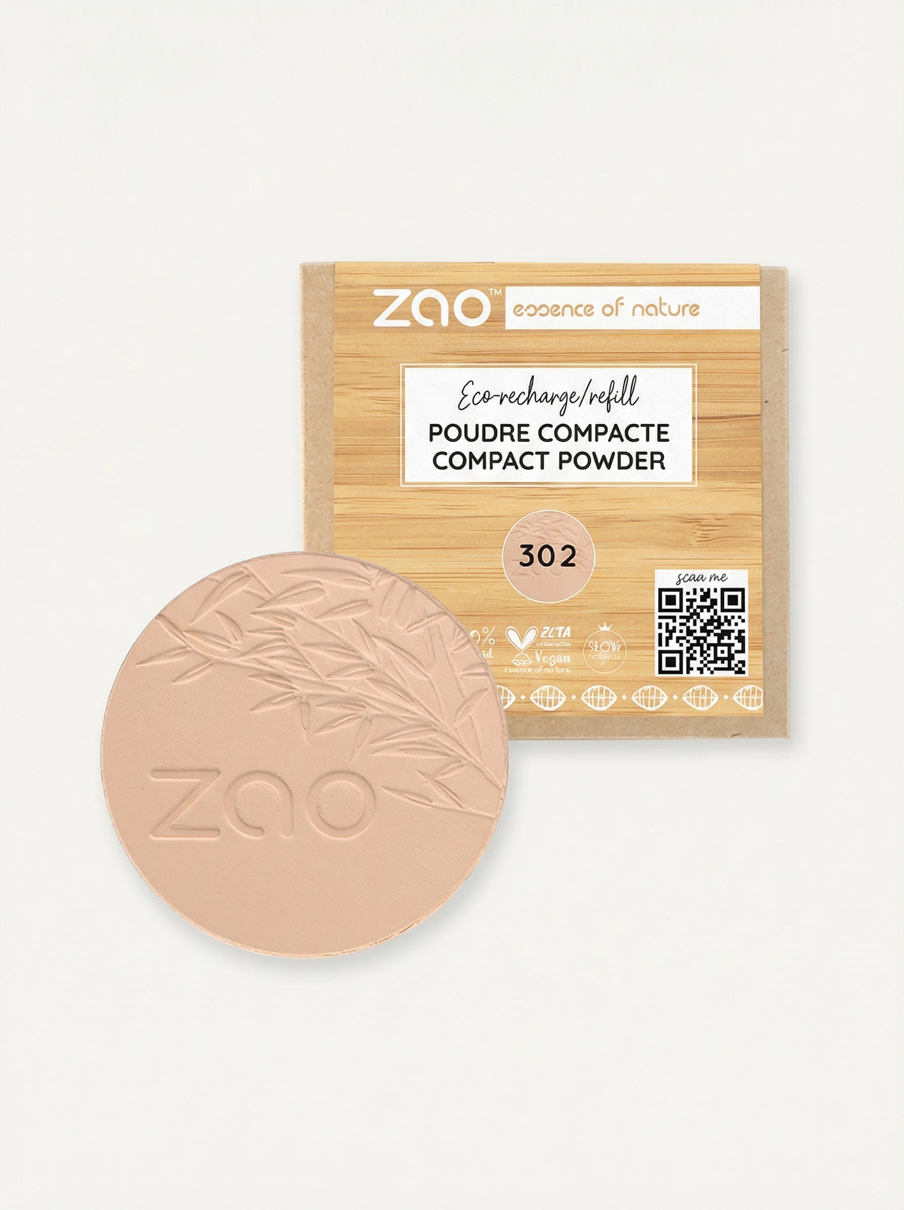 Cipria compatta ricarica by Zao Makeup — product photo on white background