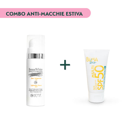 Combo anti-macchie estiva
