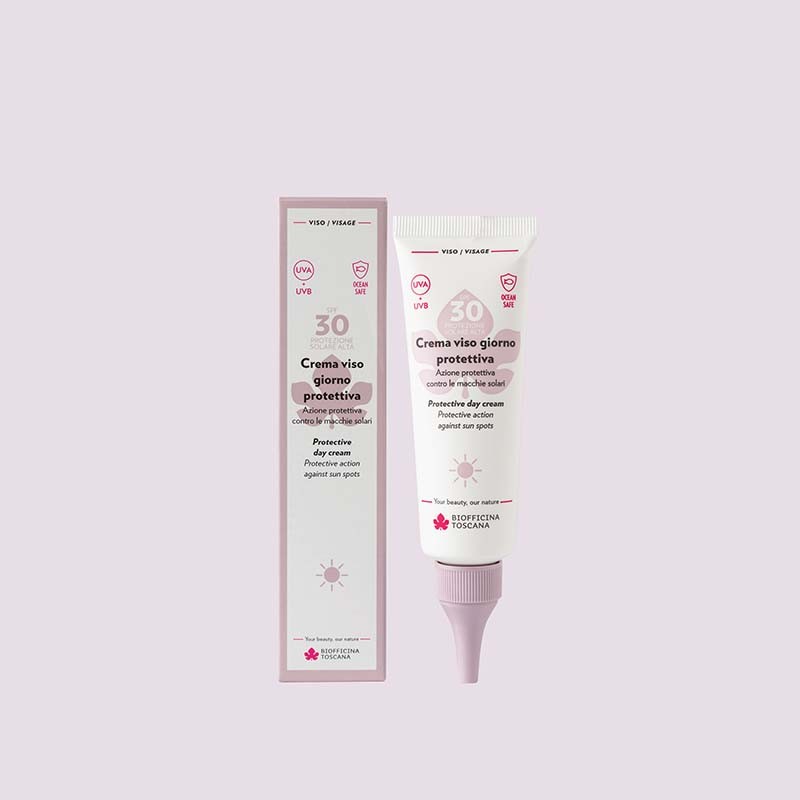 Crema viso giorno protettiva SPF30 - Azione antimacchia Bio