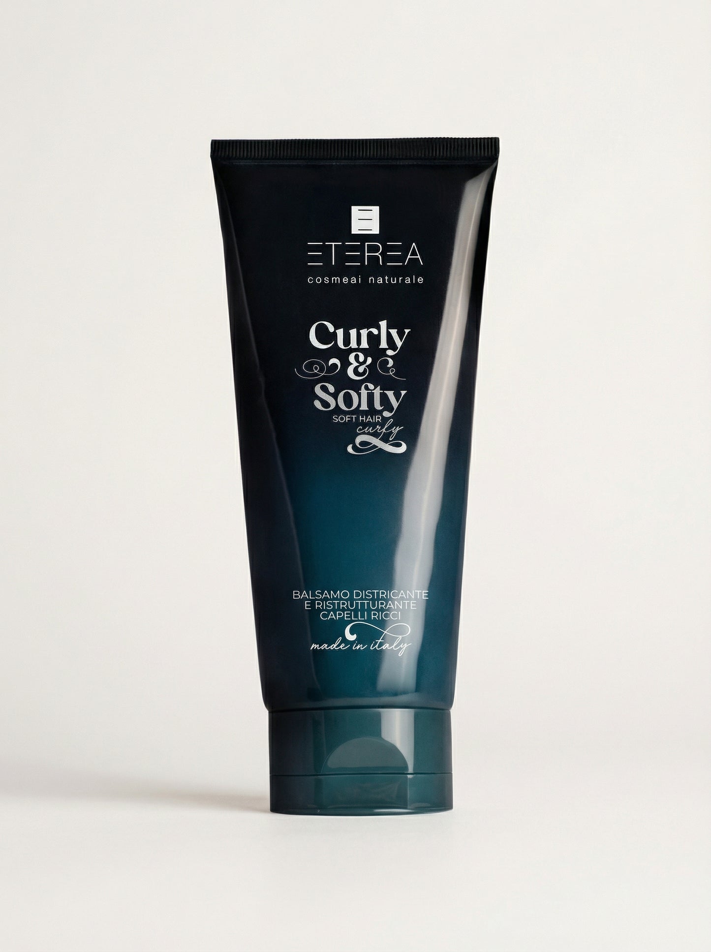 Curly & Softy Balsamo Districante e Ristrutturante per Capelli Ricci by Eterea — product photo on white background