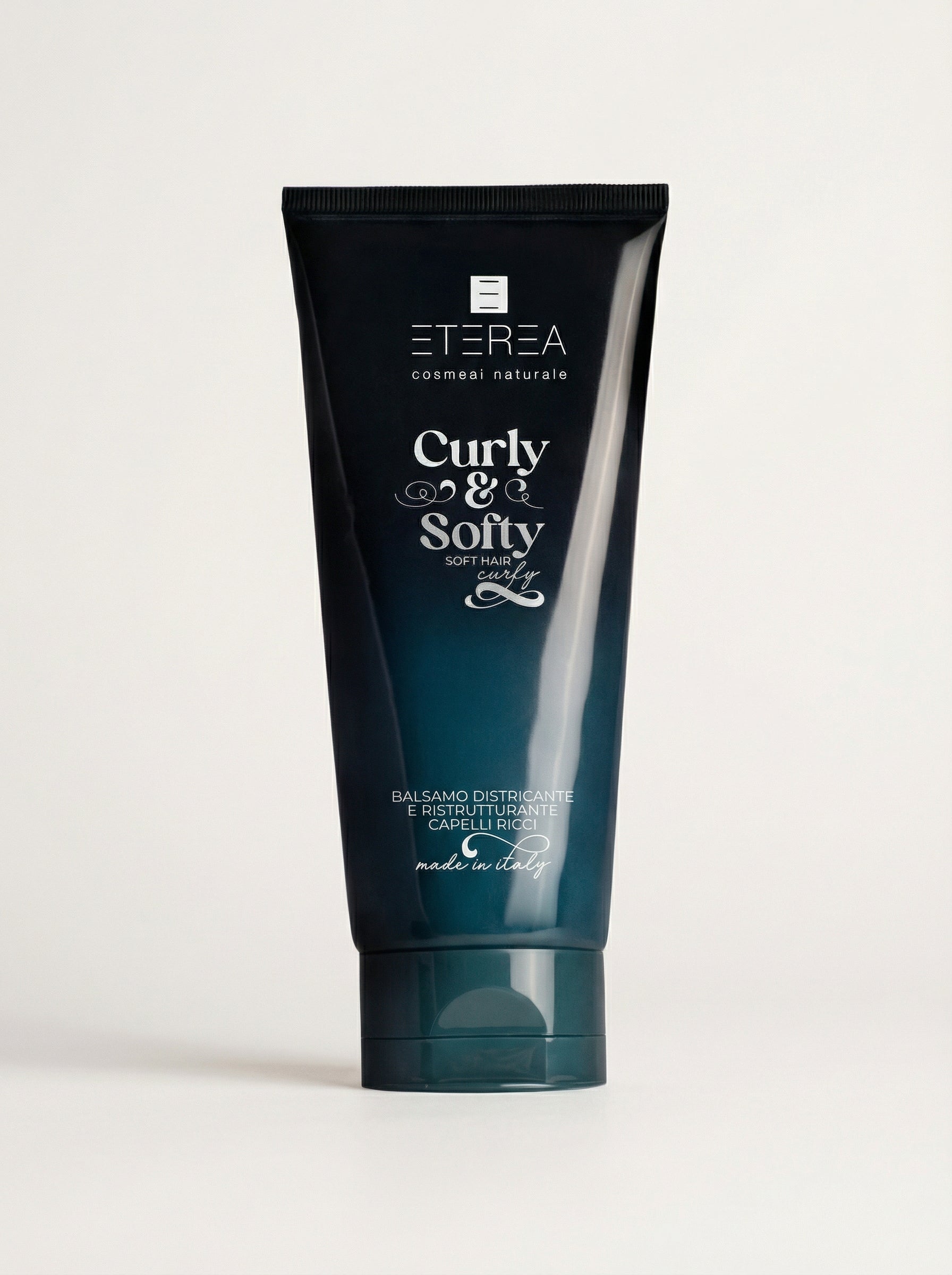 Curly & Softy Balsamo Districante e Ristrutturante per Capelli Ricci by Eterea — product photo on white background