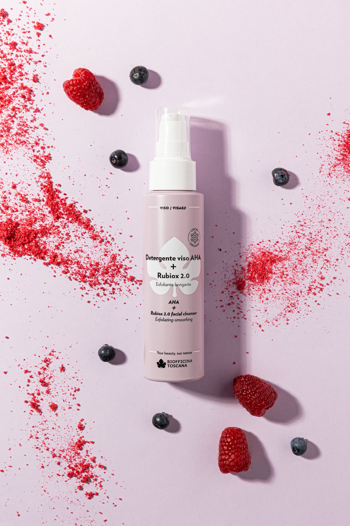 Detergente viso AHA + Rubiox 2.0 Biofficina Toscana