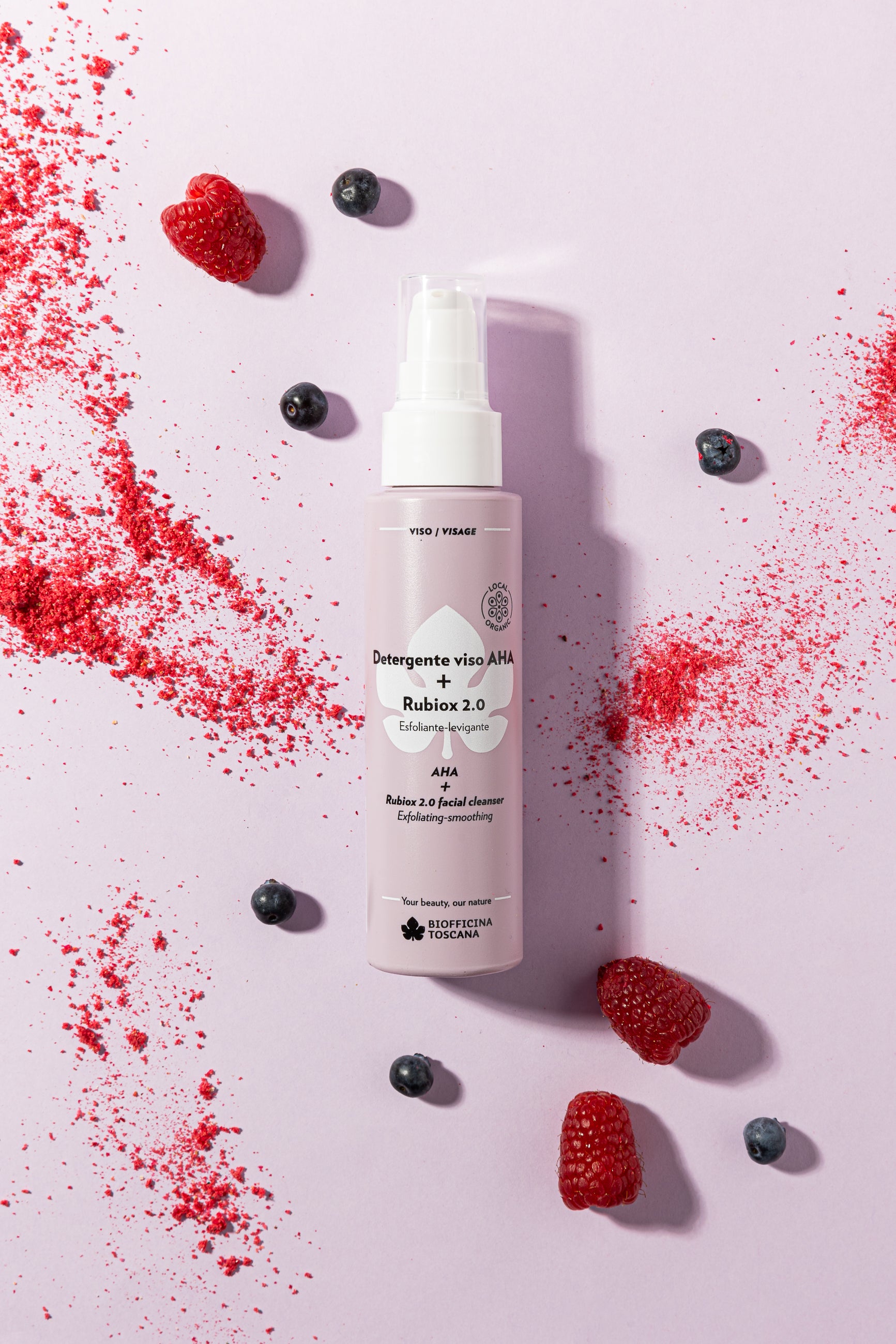 Detergente viso AHA + Rubiox 2.0 Biofficina Toscana