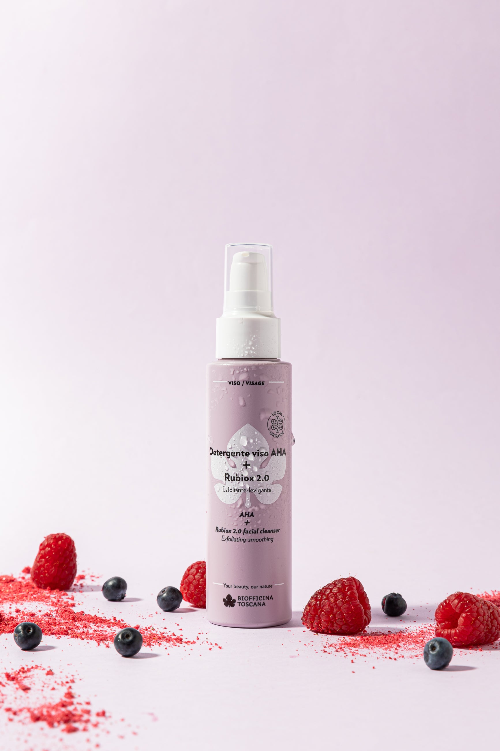 Detergente viso AHA + Rubiox 2.0 Biofficina Toscana