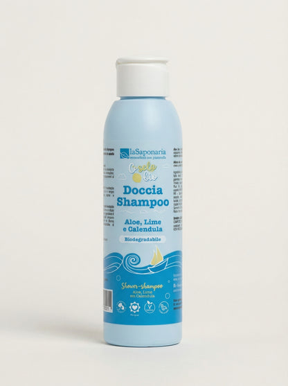 Doccia Shampoo aloe, lime e calendula by La Saponaria — product photo on white background