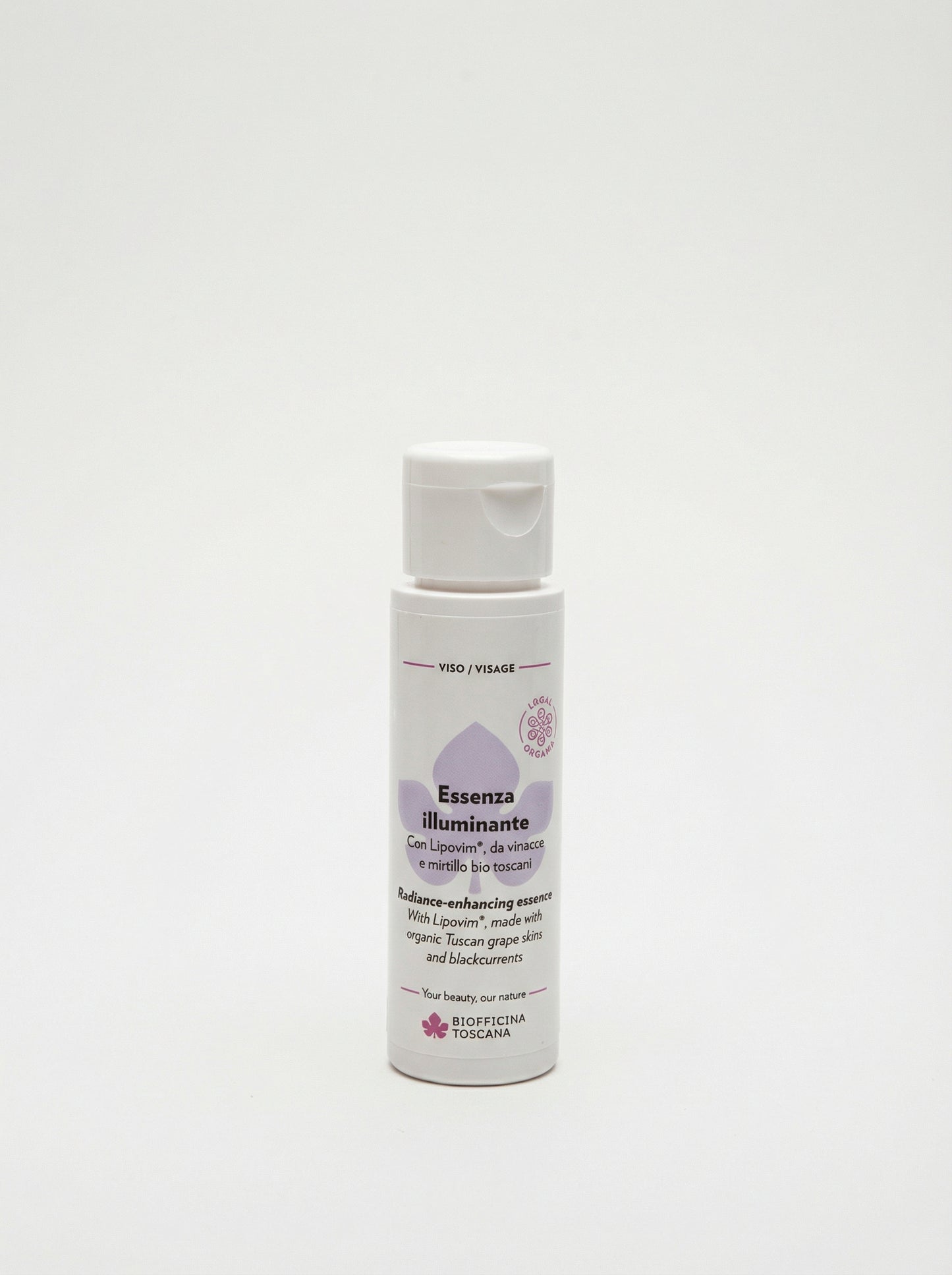 Essenza illuminante con Lipovim da vinacce e mirtillo by Biofficina Toscana — product photo on white background