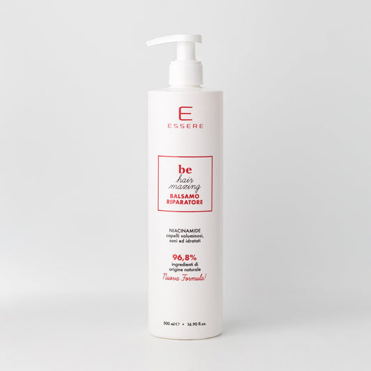 Balsamo Riparatore Niacinamide per Capelli Stressati Avena e Lino