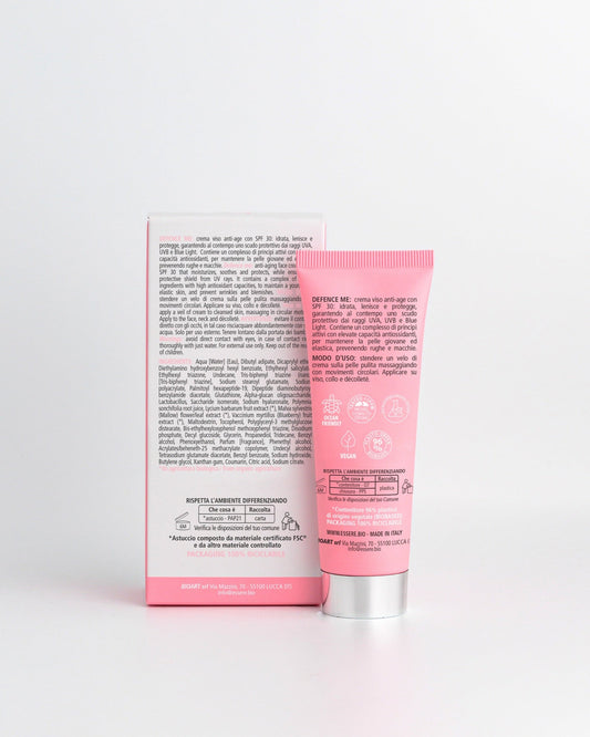 Defence Me Crema Viso Antiage SPF 30 Protettiva e Idratante