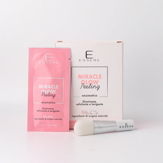 Miracle Glow Peeling Enzimatico Viso Bromelina e Papaina