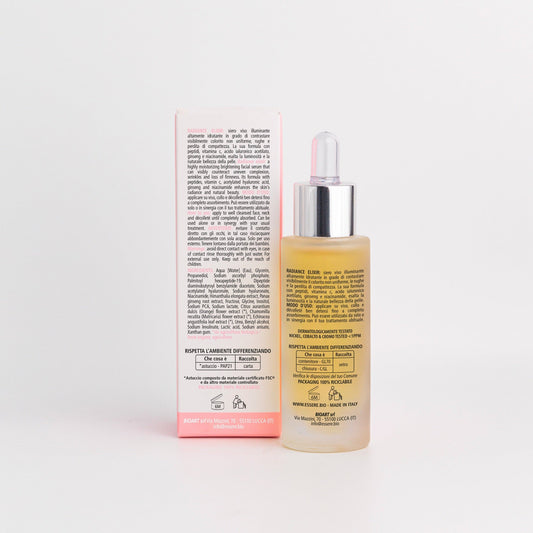 Radiance Elixir Siero Viso Illuminante Vitamina C e Peptidi