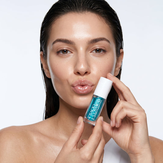 Lip oil glossy anti-age con peptidi Bacio Cosmico Blue Moon