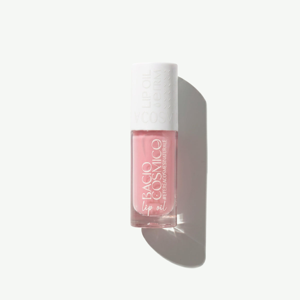Lip oil glossy rimpolpante con acido ialuronico Bacio Cosmico Pink Moon