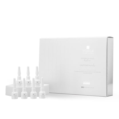 Trattamento urto alla bava di lumaca fiale monodose con attivi ad azione uniformante, illuminante e schiarente Prodigious Helix Unifying Ampoules