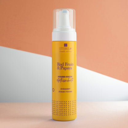 Mousse doccia antiossidante Red Fruits & Papaya Antioxidant showe mousse Fruits & Papaya