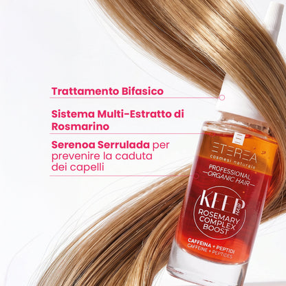 Siero bifasico pre-shampoo anticaduta Keep Hair Rosemary Complex Boost