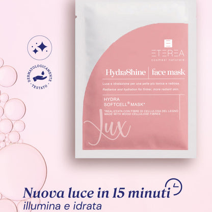 Maschera Viso idratante con cellulosa del legno - Lux HydraShine Face Mask