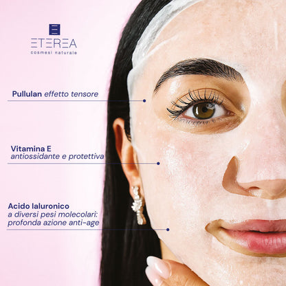 Maschera Viso idratante con cellulosa del legno - Lux HydraShine Face Mask