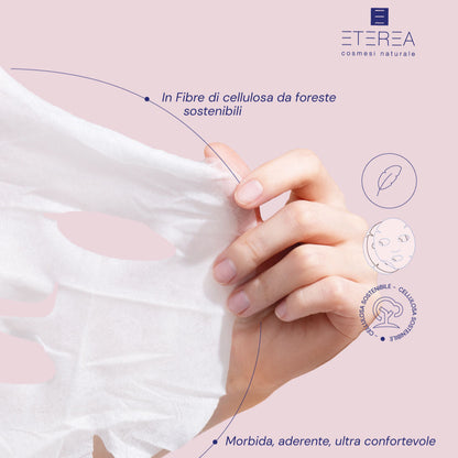 Maschera Viso idratante con cellulosa del legno - Lux HydraShine Face Mask