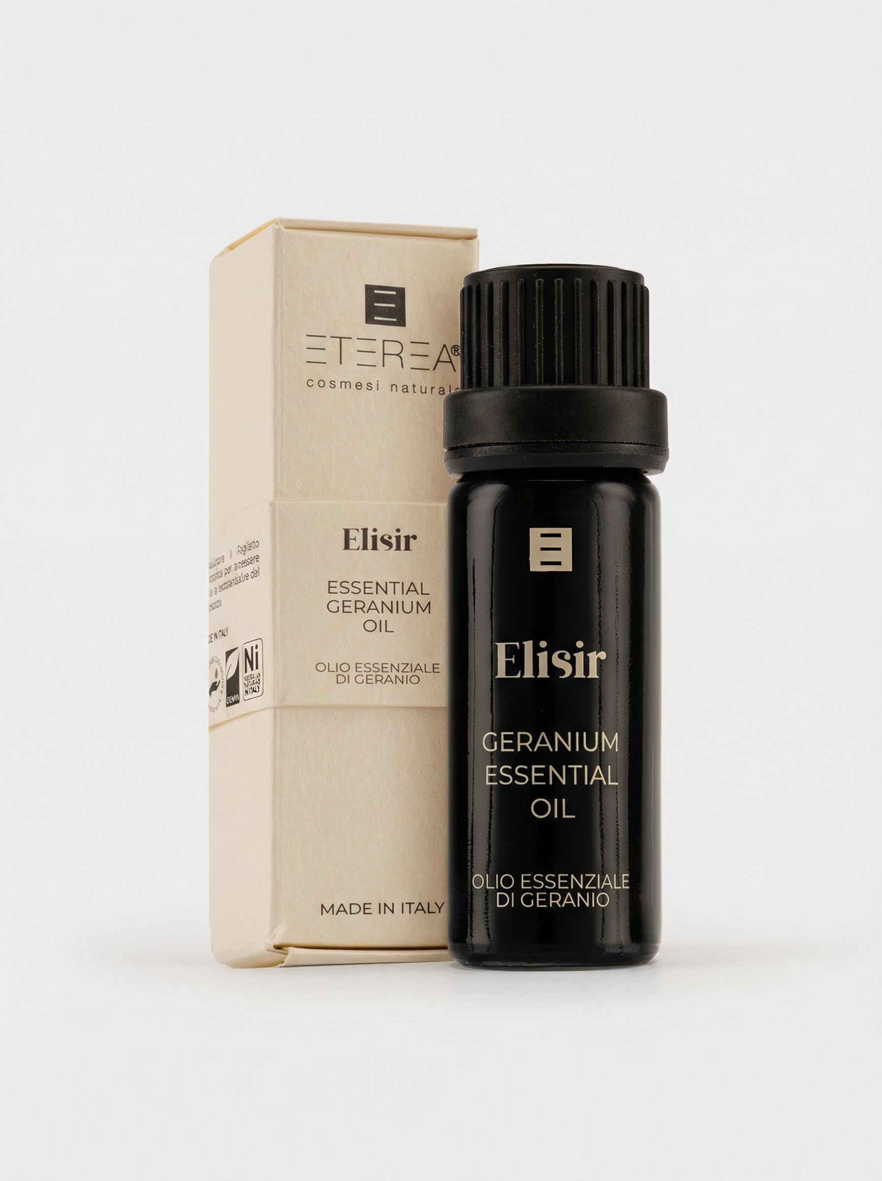 Geranium essential Oil by Eterea — product photo on white background