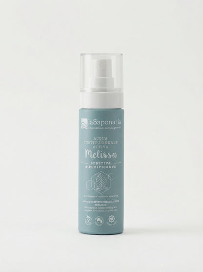 Acqua costituzionale attiva lenitiva Melissa - Tonico Viso Purificante by La Saponaria — product photo on white background