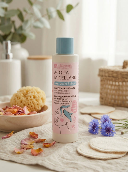 Acqua Micellare Pelli Sensibili e Delicate Bio Senza Profumo by La Saponaria — hero product photo