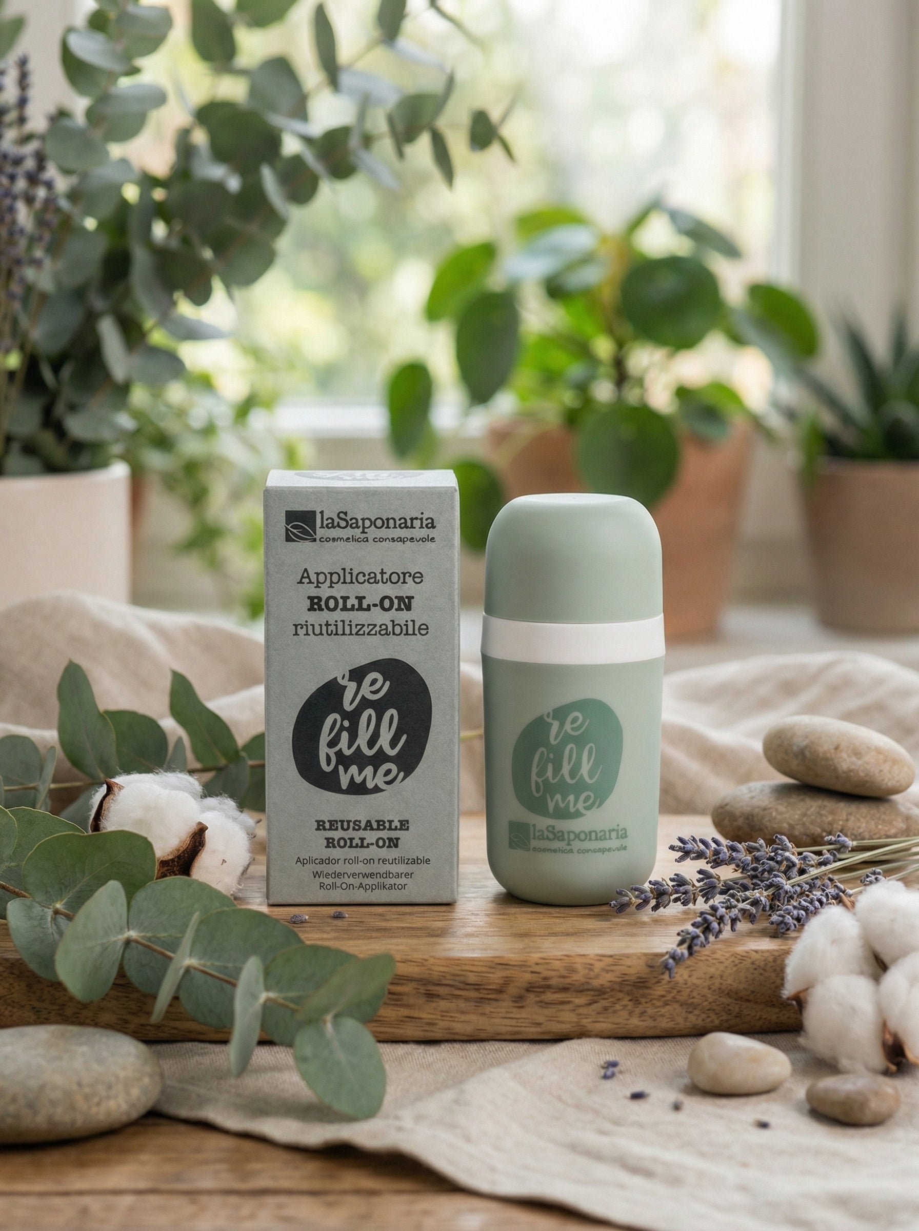 Applicatore roll-on riutilizzabile - Sostenibile e Ricaricabile by La Saponaria — hero product photo