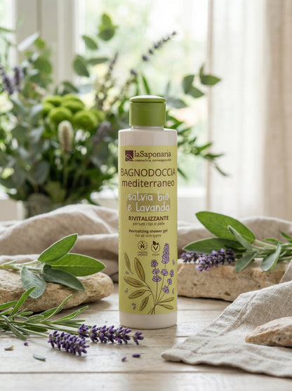 Bagnodoccia Mediterraneo - Detergente Corpo Idratante Rinfrescante by La Saponaria — hero product photo