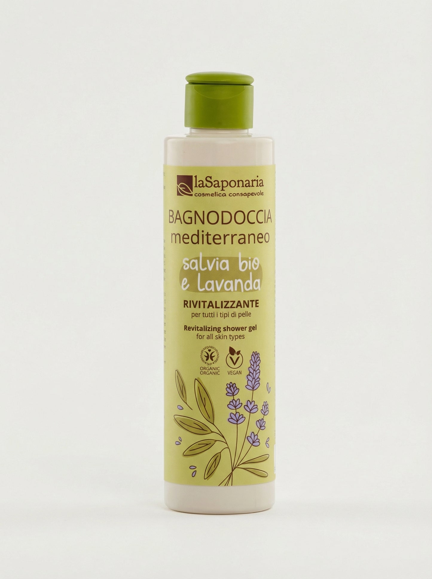 Bagnodoccia Mediterraneo - Detergente Corpo Idratante Rinfrescante by La Saponaria — product photo on white background