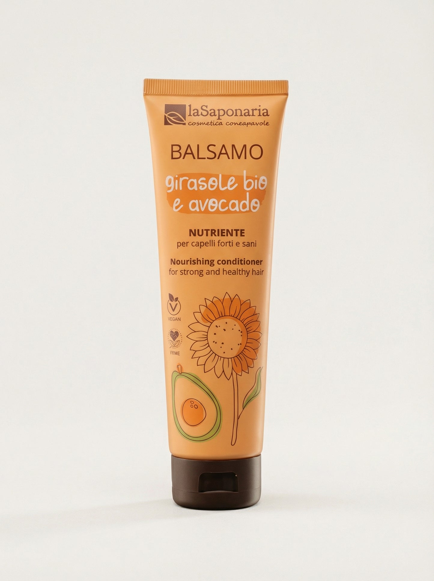 Balsamo Capelli Nutriente Girasole Bio - Nutrizione Profonda by La Saponaria — product photo on white background