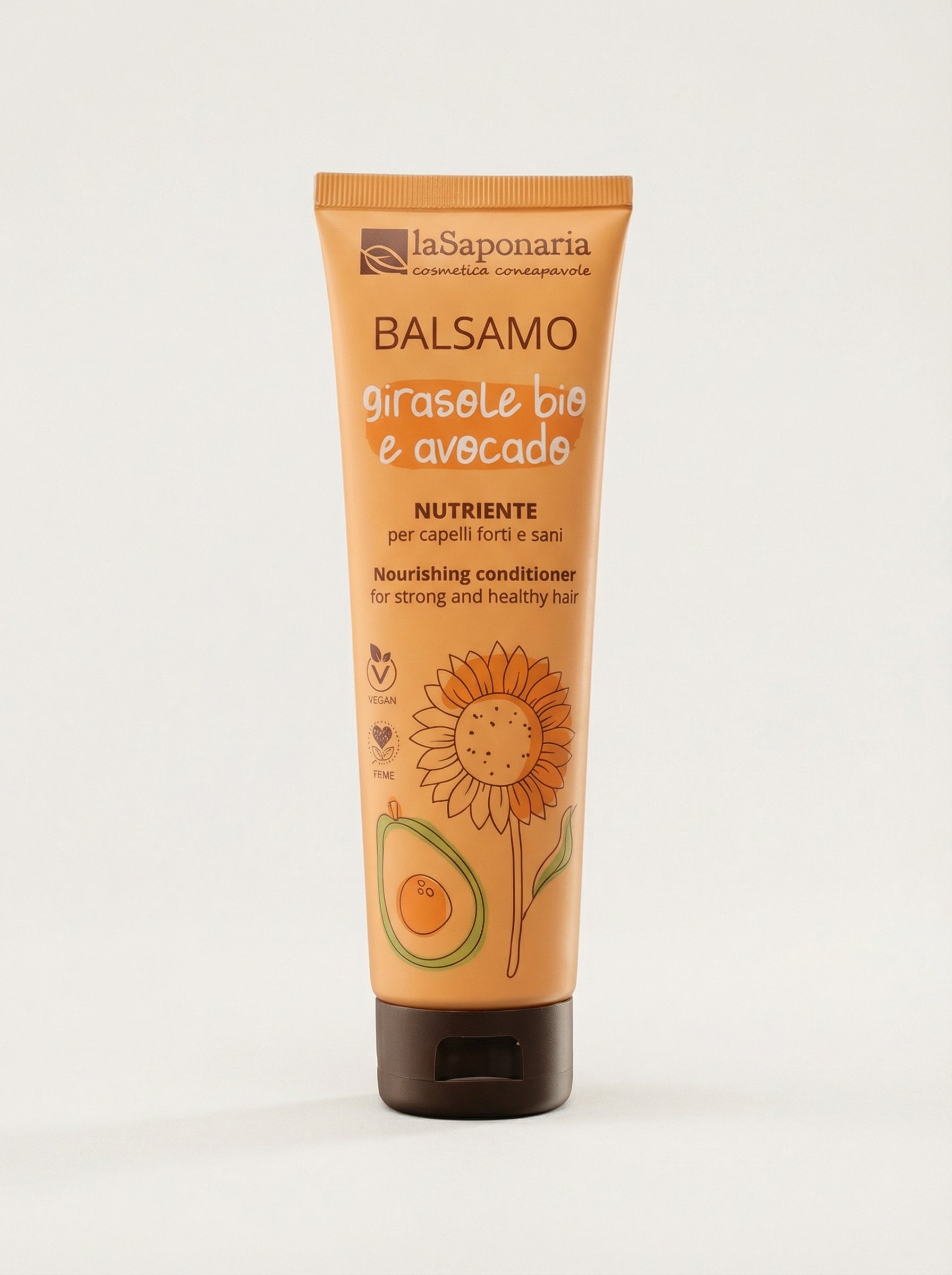 Balsamo Capelli Nutriente Girasole Bio - Nutrizione Profonda by La Saponaria — product photo on white background
