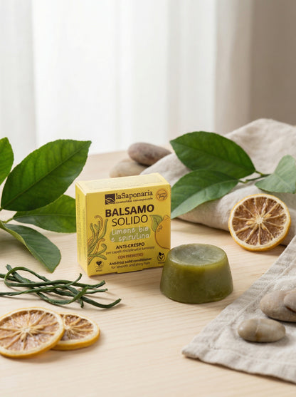 Balsamo solido Anti-crespo Capelli Districante Lucidante by La Saponaria — hero product photo