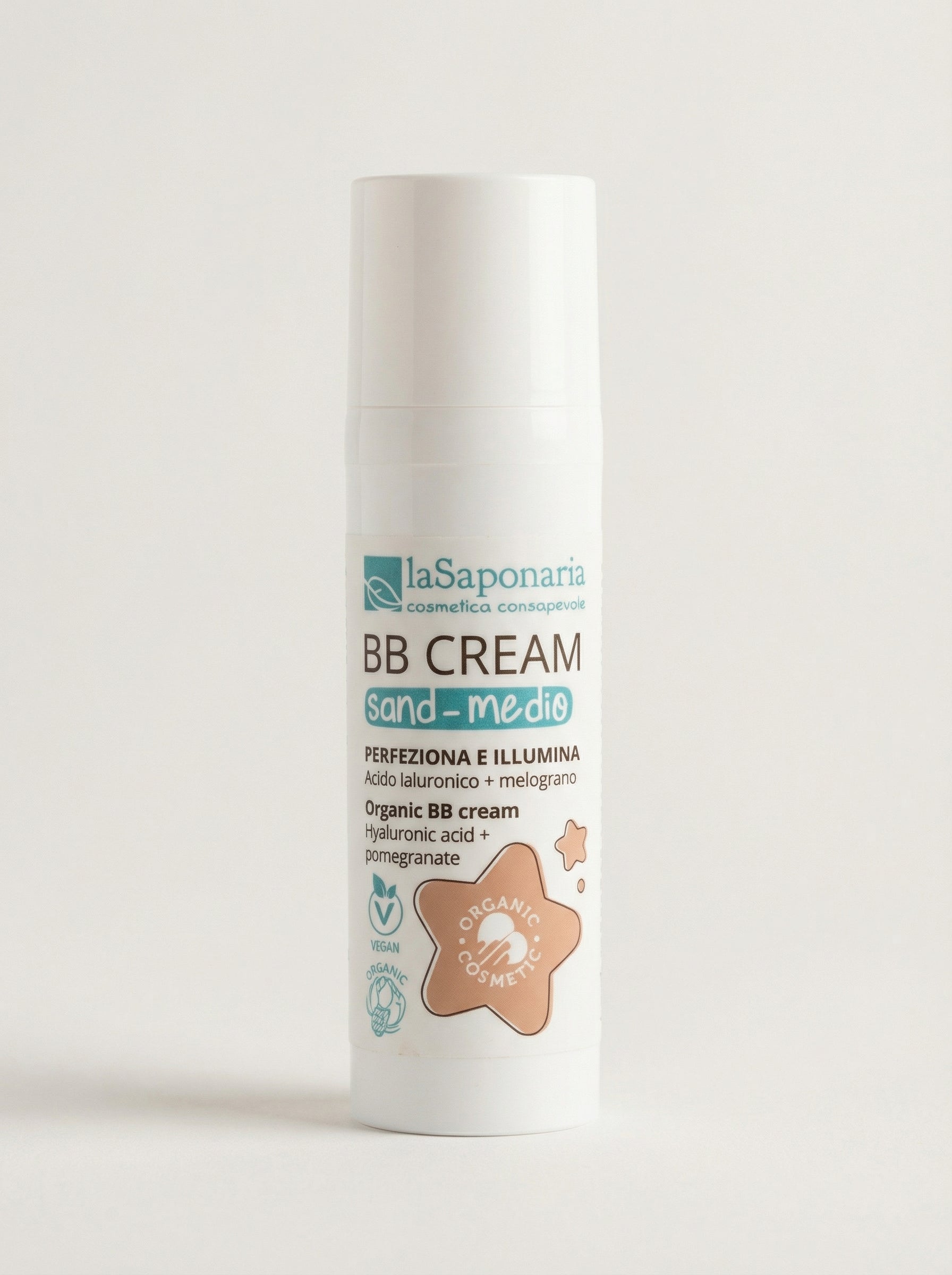 BB Cream Sand - Crema Viso Colorata Incarnato Uniforme Naturale by La Saponaria — product photo on white background