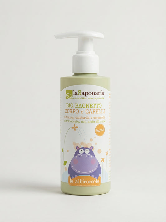 Bio bagnetto corpo e capelli Ultradelicato Niente Lacrime by La Saponaria — product photo on white background
