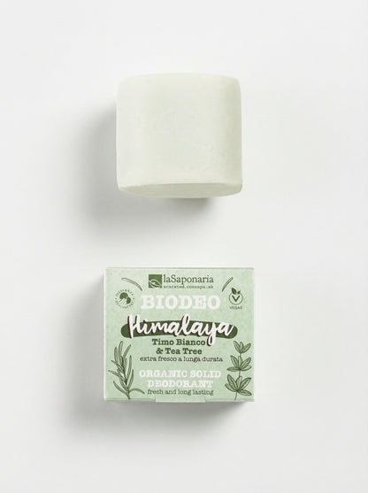 Biodeo Himalaya - Deodorante Solido Extra Fresco a Lunga Durata by La Saponaria — product photo on white background